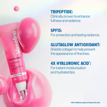 Load image into Gallery viewer, Vaseline Lip Gloss Serum Rosy Pink 10ml, 3 Pack SPF15 Plumping Hydrating Care