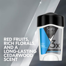 Load image into Gallery viewer, Sure Men Maximum Protection Clean Scent Anti-Perspirant Cream, 3 Pack, 45ml