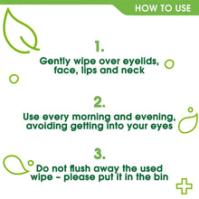 Load image into Gallery viewer, Simple Kind to Skin Double Sided Cleansing Biodegradable Facial Wipes, 25pcs