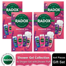 Load image into Gallery viewer, Radox Shower Gel Bundle Collection - Feel Uplifted, Relaxed, Radiant &amp; Awake