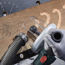 Load image into Gallery viewer, wolfcraft Extraction Hood for Angle Grinder, Dust Removal &amp; Safe Woodworking