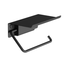 Load image into Gallery viewer, COSMIC Toilet Roll Holder Black Matte, Screw Mount, 13x8x5.4 cm