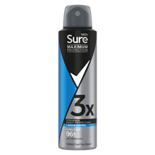 Load image into Gallery viewer, Sure Men Anti-Perspirant Deodorant Cobalt Dry 96H Maximum Protection 150ml, 6 Pk