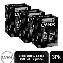 Load image into Gallery viewer, Lynx Black Duo &amp; Socks Gift Set 2 piece, Choose your pack 1,2,3 or 4