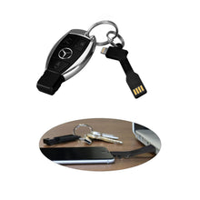 Load image into Gallery viewer, Aquarius 2 in 1 Keychain with Micro USB Charging &amp; Data Cable, Black