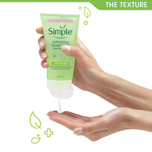 Load image into Gallery viewer, Simple Skincare Range -Refreshing Face Wash 150ml or Eye Make-Up Remover Pads 30