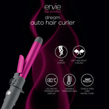 Load image into Gallery viewer, Envie Dream Auto Hair Curler Adjustable Temperature Setting with LED Display
