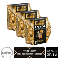 Load image into Gallery viewer, Lynx Sunset Fresh Gift Set with Spray &amp; Body Wash, Win FIFA 2026 Tickets