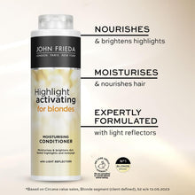 Load image into Gallery viewer, John Frieda Sheer Blonde Highlight Activating Shampoo &amp; Conditioner New Duo Pack