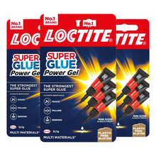 Load image into Gallery viewer, Loctite Mini Trio Super Glue Gel for High-Quality Repair for All Materials, 9x1g