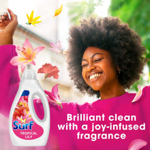 Load image into Gallery viewer, Surf Laundry Washing Liquid Detergent Tropical Lily 945ml, 70 Washes