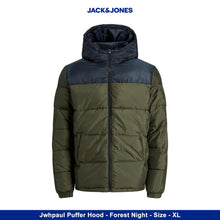 Load image into Gallery viewer, Jack &amp; Jones Jwhpaul Puffer Hood - Forest Night - Size - XL
