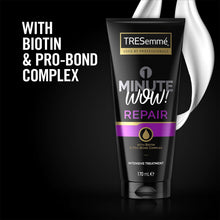 Load image into Gallery viewer, TRESemme 1 Minute WOW Repair Intensive Hair Treatment with Biotin, 6x of 170 ml