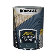 Load image into Gallery viewer, Ultimate Protection Decking Paint Charcoal 5 litre