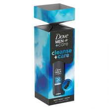 Load image into Gallery viewer, Dove Men+Care Cleanse+Care Gift Set with Clean Comfort Bodywash &amp; Socks