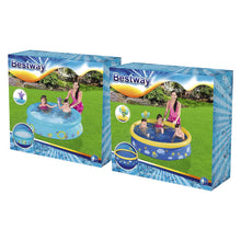 Load image into Gallery viewer, Bestway MyFirst Fast Set Assorted Paddling Spray Pool with Repair Patch,152x38cm