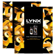 Load image into Gallery viewer, Lynx Fine Fragrance Duo Collection Black Vanilla 2 Pieces Gift Set for Him