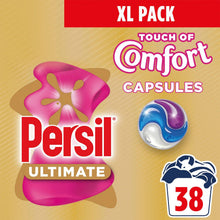 Load image into Gallery viewer, Persil XL Ultimate Washing Capsules Touch of Comfort Stain Removal 38W, 6 Pack