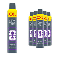 Load image into Gallery viewer, Dove Men+Care FIFA Active XXL Anti-Perspirant Aerosol Deodorant Spray 300ml, 6PK