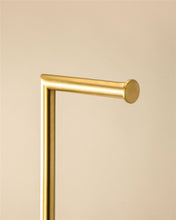 Load image into Gallery viewer, COSMIC Architect Sp Base Toilet Roll Holder with Gold Brush, Free Standing