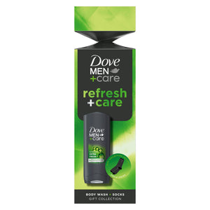 Dove Men+Care Gift Set Refresh+Care Extra Fresh Body Wash & Socks 1 Piece