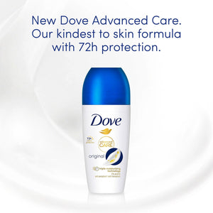 Dove Roll On Deo Go Fresh Original 72H Lasting Women's Anti-Perspirant 50ml,12pk