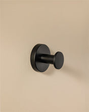 Load image into Gallery viewer, COSMIC Start Wall Hook, Matte Black, Screw Mount, Modern Circular Style