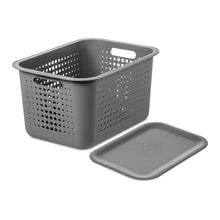 Load image into Gallery viewer, SmartStore Basket Recycled20 StorageBox 13L With Basket PlasticLid, Charcoal