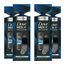 Load image into Gallery viewer, Dove Men+Care Cleanse+Care Wash &amp; Socks Gift Set 1 piece, Choose pack 1,2,3 or 4