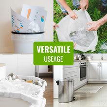 Load image into Gallery viewer, Pedal Bin Liners Heavy Duty Bin Bags 100 Pack White Refuse Sacks Garbage Bags