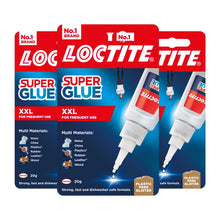 Load image into Gallery viewer, Loctite Super Glue XXL Strong &amp; Fast Adhesive for Multi Materials, 3Pk