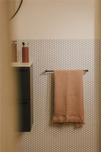 Load image into Gallery viewer, COSMIC Towel Rail Black 60x6.5x5.1 cm | Matte Finish | Screw Mount
