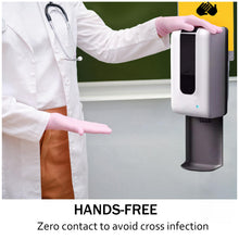Load image into Gallery viewer, GELCAVE Automatic Hand Sanitiser Dispenser - Wall Mounted, Motion Sensor, 1200ml