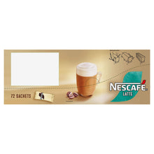 Load image into Gallery viewer, Nescafe Latte Instant Coffee Sachets 72 Pack - Creamy Frothy Instant Drink 18g