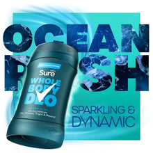 Load image into Gallery viewer, Sure Men Deodorant Stick Ocean Rush with 48Hrs of Odour Control 50ml, 6 Pack