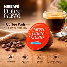 Load image into Gallery viewer, Nescafe Dolce Gusto Coffee Pods 9x Boxes / 144 Caps Cafe Lungo Decaf