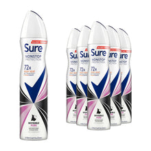Load image into Gallery viewer, Sure Women Antiperspirant 72H Nonstop Protection Invisible Pure Deodorant, 6x250ml