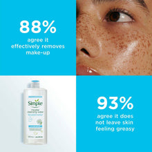 Load image into Gallery viewer, 3x or 6x 400ml Simple Water Boost Micellar Cleansing Water for Dehydrated Skin