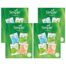 Load image into Gallery viewer, Simple Sheet Mask Collection - Hydrating &amp; Nourishing Facial Masks Gift Set