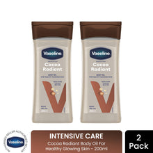 Load image into Gallery viewer, Vaseline Essential Moisture Cocoa Radiant with Pure Cocoa Butter, 2pk of 200ml