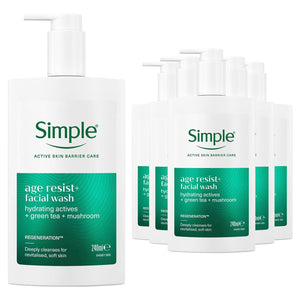 Simple Face Wash Cleanser Purify, Repair, Hydrate, Age Resist, Smooth+ Gel,240ml