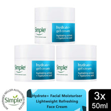 Load image into Gallery viewer, Simple Face Cream 50ml - Age Resist, Glow, Repair, Hydrate, Smooth, 3 Pack