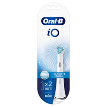 Load image into Gallery viewer, Oral-B iO Ultimate Clean Toothbrush Refill Replacement Heads White, Pack of 2