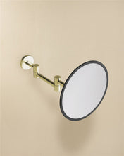 Load image into Gallery viewer, COSMIC Architect Mirror, Wall Mount, Brushed Gold, 5X, Minimalist Design