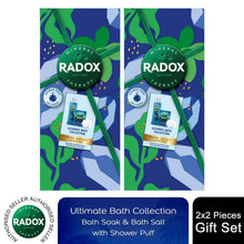 Load image into Gallery viewer, Radox Ultimate Bath Collection 2 Pieces Gift Set for Her with Shower Puff