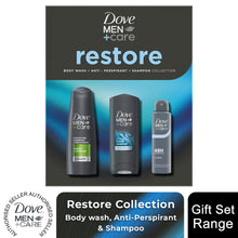 Load image into Gallery viewer, Dove Men+Care Gift Set Restore Trio - Bodywash, Classic Deodorant, Shampoo