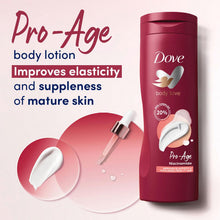 Load image into Gallery viewer, 3 pk Dove Nourishing Pro age Body Lotion with AHA,Olive Oil &amp; VitaminB3, 3pk of 400ml
