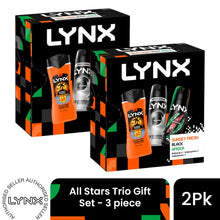 Load image into Gallery viewer, LYNX All Stars Trio Gift Set 3 piece, Choose Your Pack Size 1,2,3 or 4