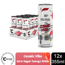 Load image into Gallery viewer, Celsius Live Fit Sparkling Energy Drink Cosmic Vibe with Zero Sugar 355ml, 12 Pk