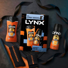 Load image into Gallery viewer, LYNX Sunset Fresh Duo &amp; Socks Gift Set 2 piece, Choose Your Pack Size 1,2,3 or 4
